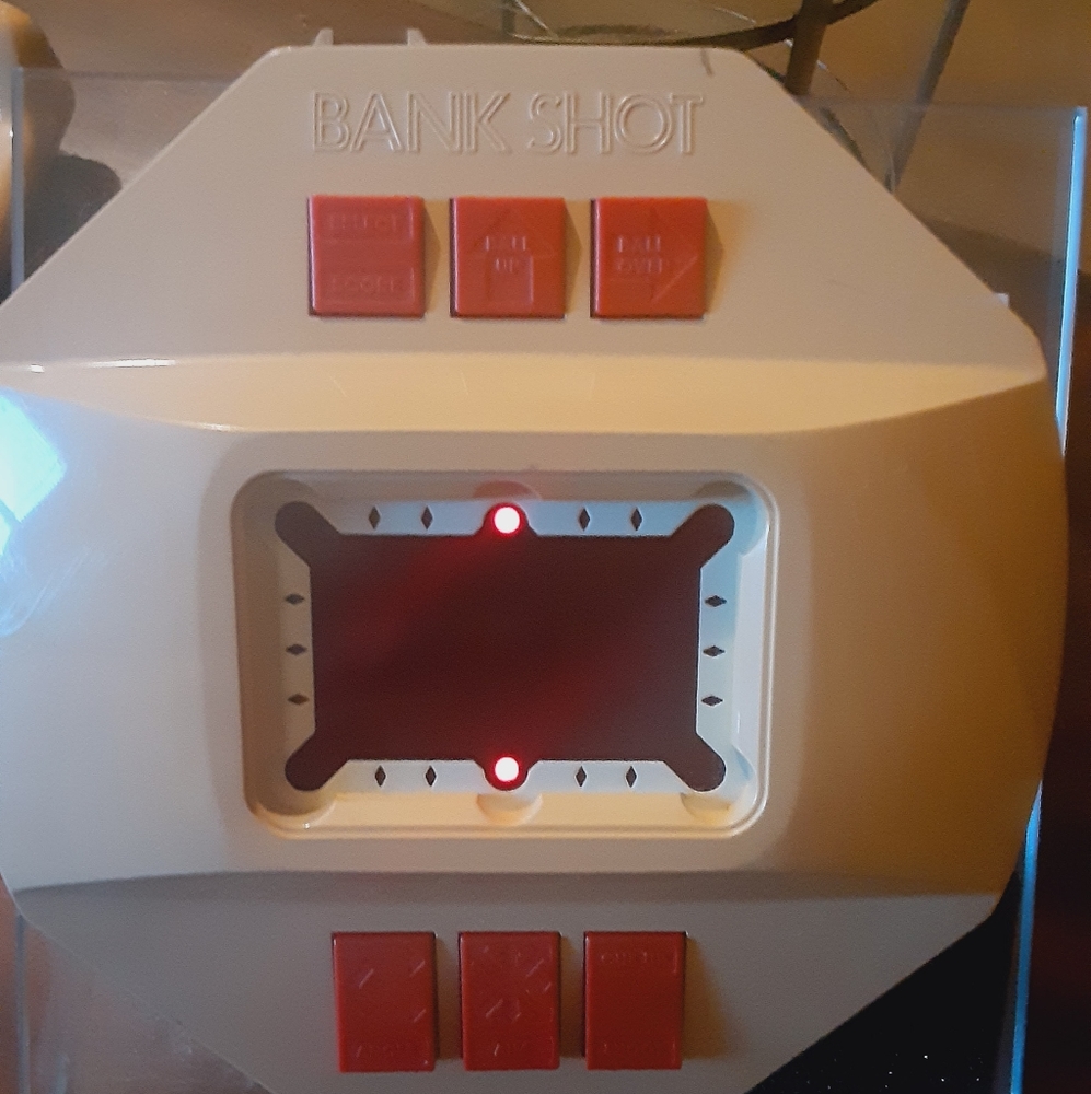 Rare Vintage 1980 "BANK SHOT" Handheld Video Game